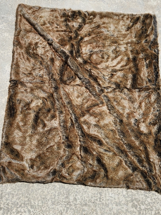 Restoration Hardware Other - Restoration Hardware Brown Faux Fur Throw Blanket